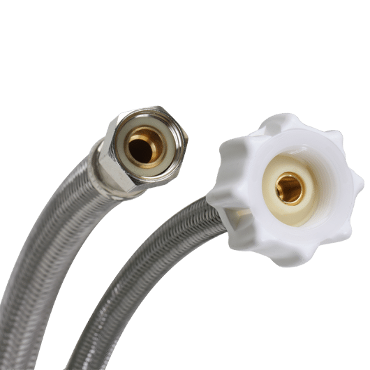 7/8inch To 1/2inch Flexible Braided Toilet Connector Stainless