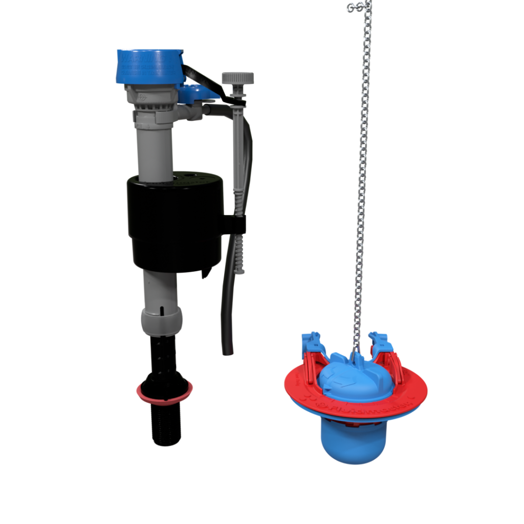 Toilet Tank Kit Fill Valve Super Flapper Fluidmaster